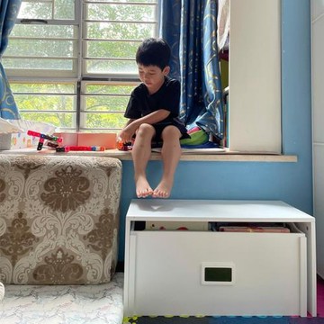 飄窗防曬可坐式窗邊衣物柜矮柜窗臺桌子陽臺柜收納箱帶輪收納柜