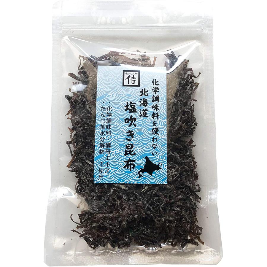 食いしん坊侍 化学調味料を使わない北海道塩吹き昆布 ×3袋