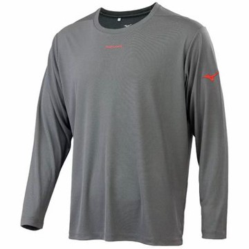 MIZUNO 美津濃 長袖上衣 男 吸濕排汗 灰 32TAC53509