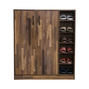 澄境 雙門六格鞋櫃集成木紋