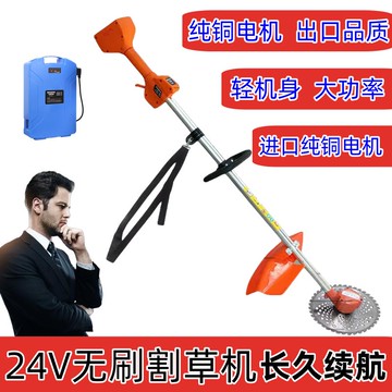 【台灣公司 可開發票】24V無刷背包式鋰電動割草機打除草坪機背負式園林家用剪草機