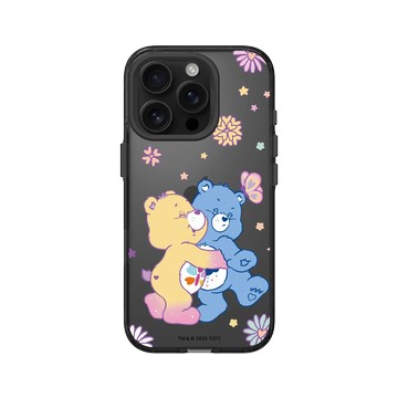 iPhone 16 Pro Clear (相機按鈕) 酷墨灰 - Care Bears - 抱一個