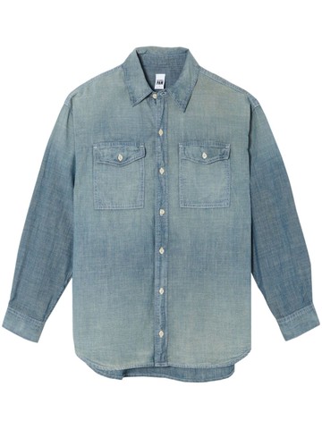 RE/DONE - x Pamela Anderson chambray shirt - women - Cotton - S - Blue