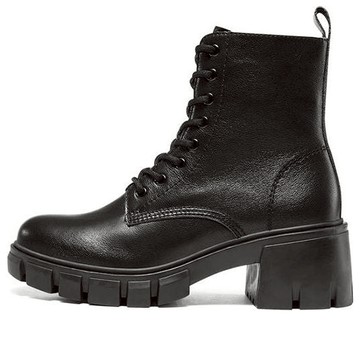 (WMNS) Skechers Top Notch Martin Boots 'Black'