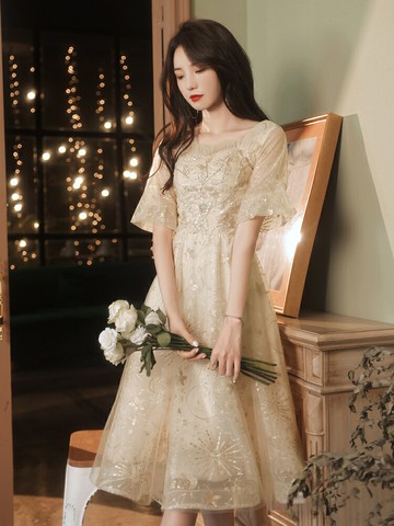 大尺碼晚禮服洋裝 大碼晚禮服裙女胖mm顯瘦遮肚子加肥宴會氣質胖妹妹小禮服平時可穿