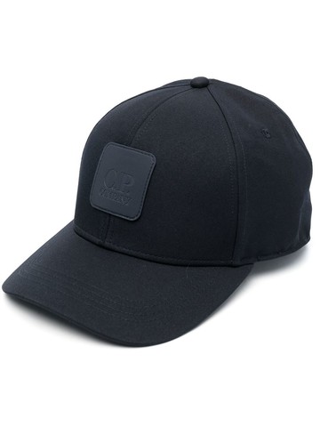 C.P. Company - logo-patch baseball cap - men - Polyester - M - Blue