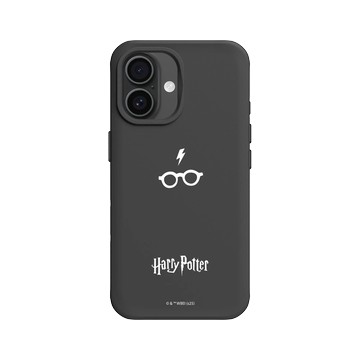 iPhone 16 SolidX 黑 - 哈利波特 Harry Potter - 閃電與眼鏡圖案