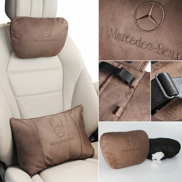 Benz 賓士 W213 E300 W205 C300 腰靠枕 頭枕 GLC GLB GLA 邁巴赫 頸枕 枕頭 腰枕｜店長精選
