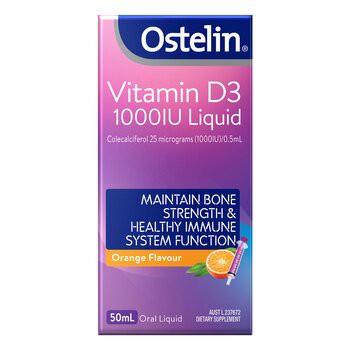 Ostelin 奥斯特林 [授權銷售代理商]Ostelin 維生素 D 1000IU 液體(成人) 50ml 50ml-維他命