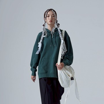 草圖印花織帶連帽上衣