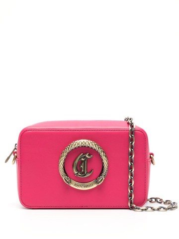 Just Cavalli - logo-plaque faux-leather bag - women - Polyurethane - One Size - Pink