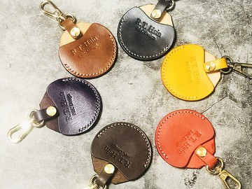 gogoro 植鞣皮革鑰匙保護套  鑰匙圈 真皮全手縫