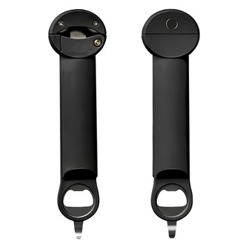 禾統 可伸縮調整磁吸開罐器 尼龍不鏽鋼材質  黑色  1個