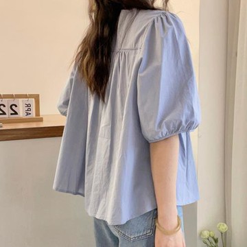 【LANNI 藍尼】★收腰休閒寬鬆上衣(上衣/女裝/T恤/休閒/百搭)