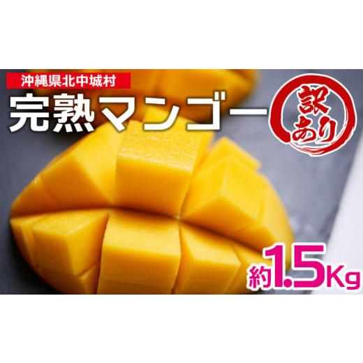 ふるさと納税 沖縄県 北中城村 訳あり品！沖縄県北中城村　完熟マンゴー約1.5kg沖縄 果物 訳あり フルーツ くだもの 数量限定 アッ…