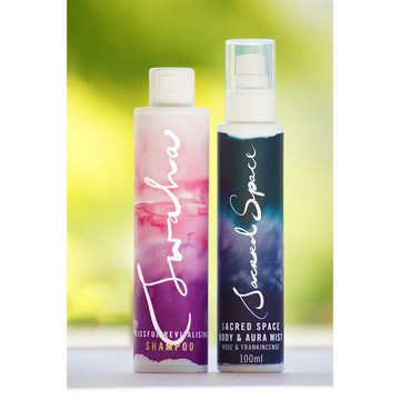 神聖空間套組((神聖空間噴霧＋Swaha喜悅洗髮精))