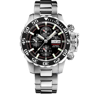 BALL Watch 波爾錶 Engineer  600米防水計時機械錶-黑色/42mm/DC3226A-S4C-BK