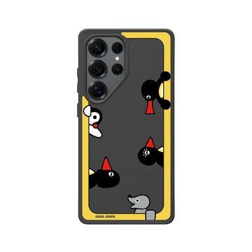 Galaxy S25 Ultra SolidSuit 黑 - Pingu 企鵝家族 - Pingu與他的家人