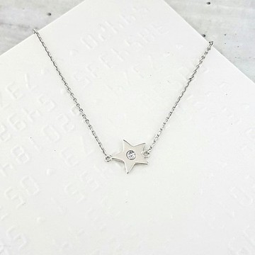 DoriAN 知性經典星星鑲鑽925純銀手鍊 附純銀保證卡 精美禮物包裝