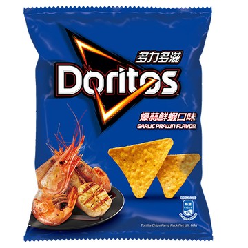 多力多滋玉米片/爆蒜鮮蝦/68g