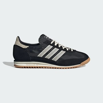 Kixpress-Adidas SL 72 OG W 女 運動休閒鞋 德訓鞋 復古鞋 麂皮 穿搭 黑 [JI2745]