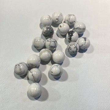 【肯爸水晶嚴選】白松石10mm/全孔/隔珠/配珠/手工串珠編織/材料珠/DIY/單顆/單珠/飾品/水晶/天然/正能量