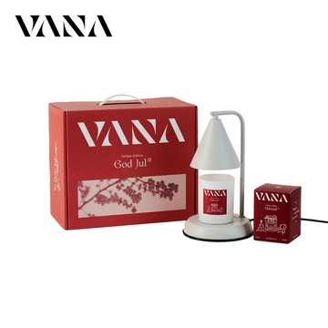 VANA 北歐設計香氛暖燈禮盒 多款任選 純天然植物蠟香氛蠟燭 Lagom no.24金屬款融蠟燈 送禮推薦