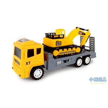 慣性拖板車載滑行怪手 慣性車 拖車 玩具車 兒童玩具【小胡玩具(電子發票)】