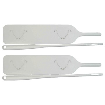 minono 米諾諾 加長縫隙靜電除塵刷 65 x 7 x 1cm  白色  2支