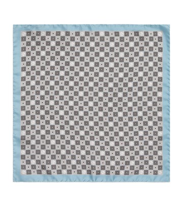 Giorgio Armani Silk Monogram Pocket Square