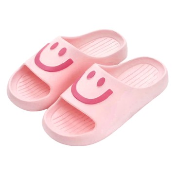 韓風設計款休閒 微笑拖鞋 EVA材質 尺寸36-45 重量190g  38~39  微笑粉紅  1雙