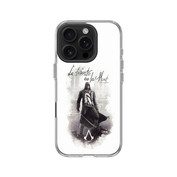 iPhone 16 Pro Clear Case（相機按鈕） 透明 - Assassin's Creed - La liberté ou la mort