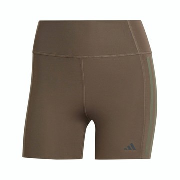 Adidas OPT 4 INCH L IK5480 女 緊身褲 高腰 運動 訓練 健身 彈性 吸濕排汗 棕綠