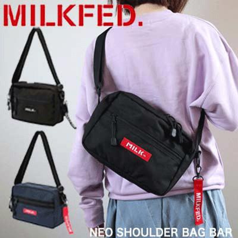 ミルクフェド ショルダーバッグ レディース NEO SHOULDER BAG BAR 斜め