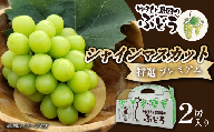  ゆきもと農園 ＜ 特選 ＞ シャインマスカット プレミアム ２房セット　2024年8月～9月発送