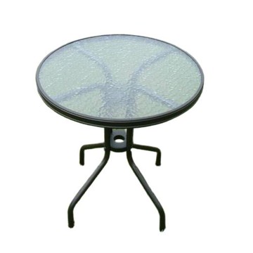 《60cm庭院桌》(黑金色)