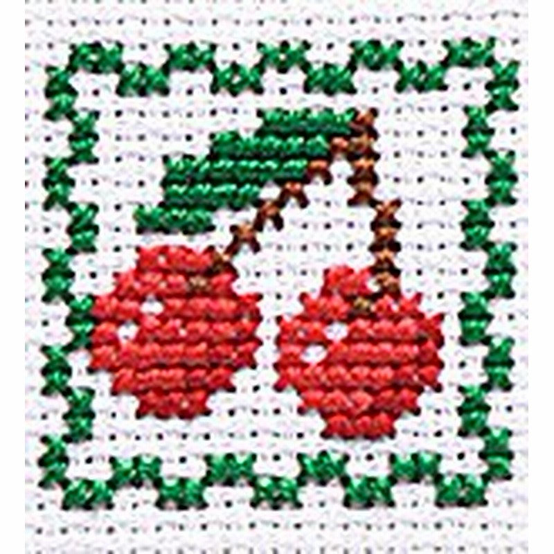 刺しゅうキット 刺繍キット キーリング フルーツ Ks サクランボ Olympus オリムパス 通販 Lineポイント最大1 0 Get Lineショッピング