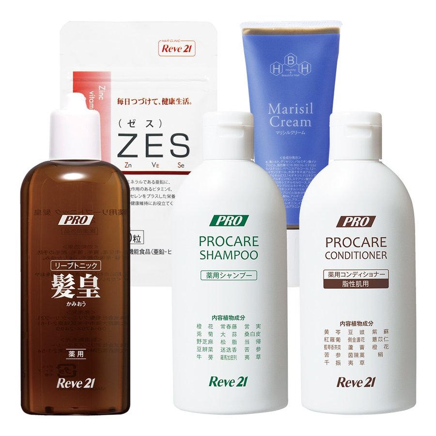 薬用プロケアシャンプー&コンディショナー 脂性肌用 メンズ