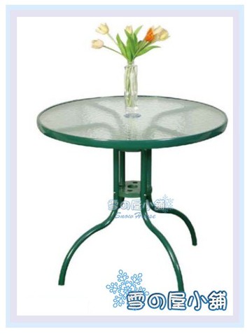 ╭☆雪之屋居家生活館☆╯R985-05/06/07 半鋁圓管80圓桌(有傘洞)/餐桌/飯桌/休閒桌