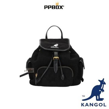 KANGOL 袋鼠 燈芯絨水桶包 【66551741】 包包