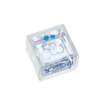 【KING JIM】HITOTOKI 冰塊水晶印章 S 絨毛玩具(島村光設計款)