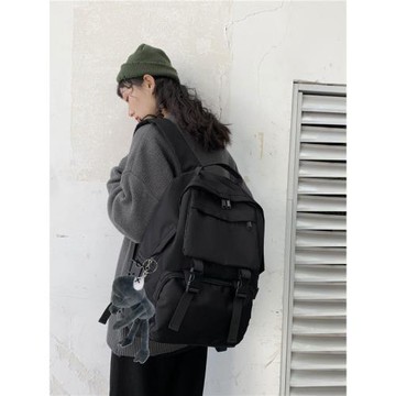 宋亞軒同款書包女韓版原宿高中學生大容量15.6寸電腦背包男雙肩包