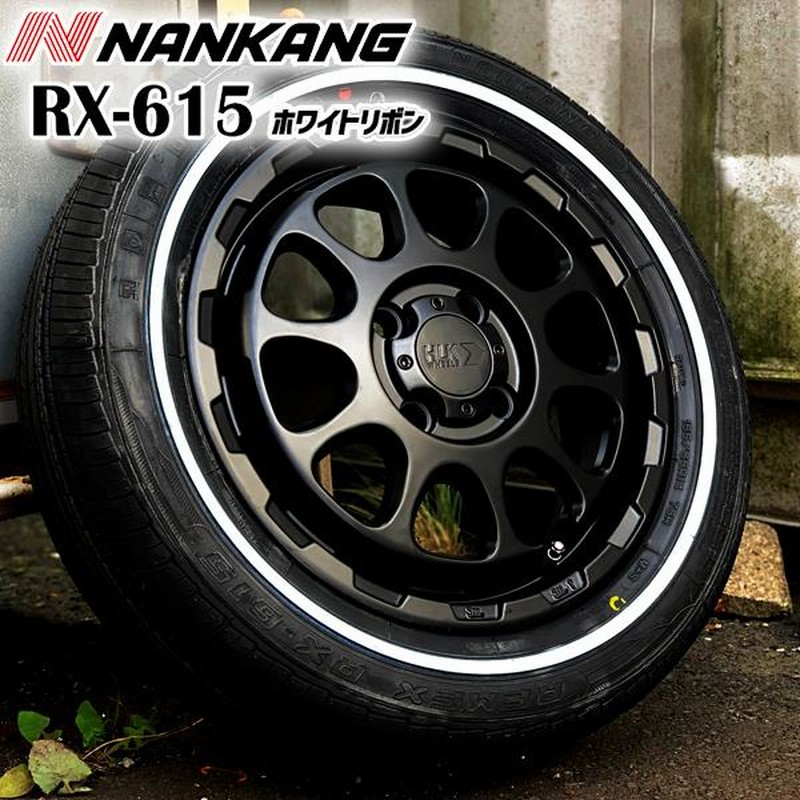 クラシック ホワイトリボン 軽トラ 軽バン 新品 14インチ タイヤホイールセット 4本 ナンカン RX615 155/65R14 |  LINEショッピング