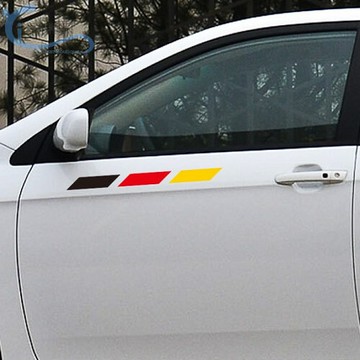 德國三色貼 貼紙 車身貼 audi bmw benz vw porsche 沂軒精品 a0640
