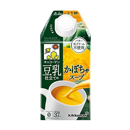 キッコーマン食品 豆乳仕立てのかぼちゃスープ500ml×12
