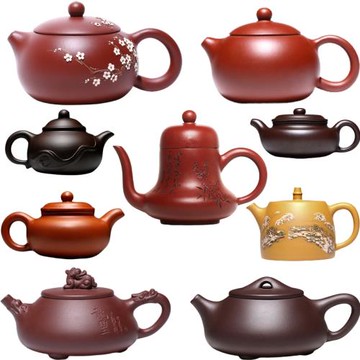 酒店茶室樣板間博古架茶具軟裝飾品新中式紫砂小茶壺茶樓茶柜擺件