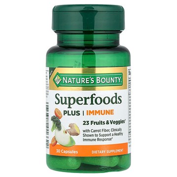Nature's Bounty, Superfood + 機體抵抗，30 粒膠囊