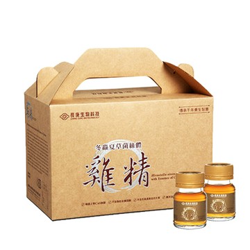 長庚生技 家庭裝冬蟲夏草菌絲體雞精1盒(30瓶/盒;40毫升/瓶)