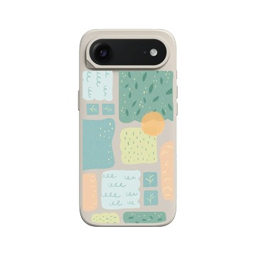 iPhone Air SolidX 貝殼灰 - 花花草草 / Flowers & Plants - 森林幾何