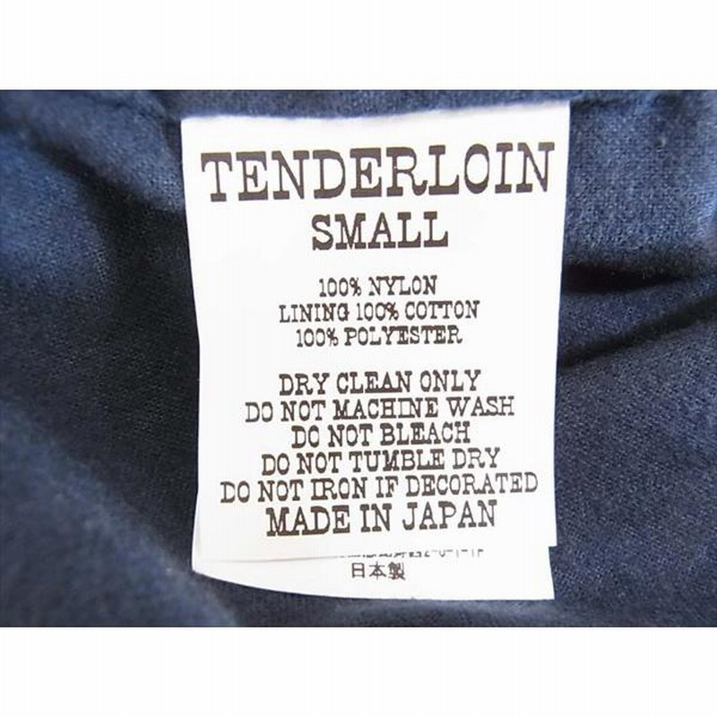 TENDERLOIN テンダーロイン T-NYLON COACH JKT QB グラフィックロゴ